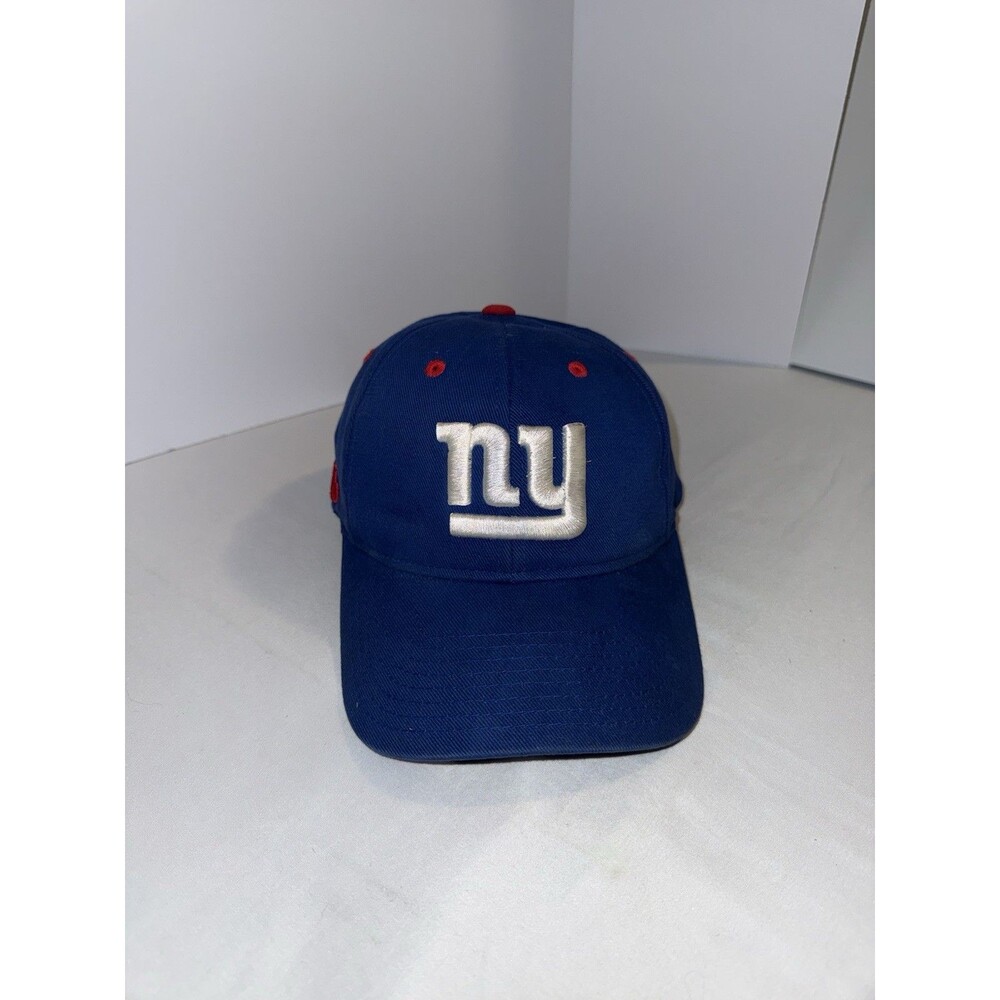 New York Giants Hat Strapback Cap Mens Blue Red NFL Football Casual - READ
